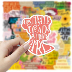 100 Pcs Motivational Sticker, Inspirational Words Stickers for Students Teacher