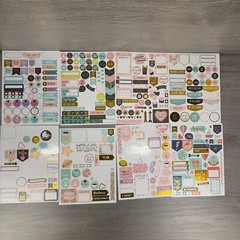 ZICOTO Greenery Sticker Set Lot of 2 Packs (1 unused & 1 partial) Scrapbook
