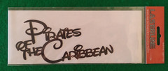 Rare PIRATES OF THE CARIBBEAN laser cut scrapbooking paper piece (RETIRED)