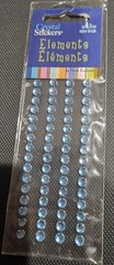 elements crystal 5mm light blue rhinestones