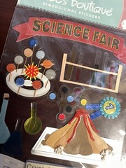 Jolee’s Boutique SCIENCE FAIR SCHOOL PROJECT 3-d Scrapbooking Stickers