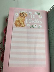 valentines junk journal scrapbook tassel pen clip 62 rabbits pink bow