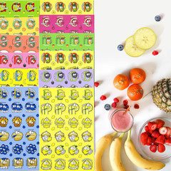 Scratch and Sniff Stickers, 576 Pieces, 24 Scents, 144 Designs, Reward Stickers