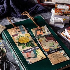 Mini Paper Book,50 Pages Assorted, Art Museum,Van Gogh,Monet,Starry Night