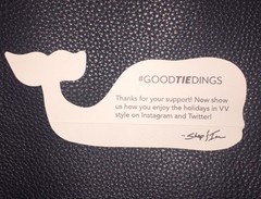 Authentic Vineyard Vines Anchors With Bows Whale Sticker 4 1/2″ X 1 7/8″