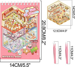 20 Sets DIY 3D Sticker Scene Collection Book for Kids and Adults