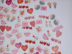 168 Mother’s Day Dimensional 3D Foam Sticker Lot Classroom Craft Stickers