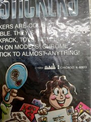 Vintage80’s Mark 1 Chicago Robot CS33 Mech Cyborg Chrome Prism Sticker Sheet NOS