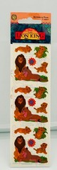 Vintage Sandylion Mother Of Pearl Lion King Stickers NOS Simba & Nala – Sealed –