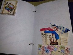 Artist Junk Journal Scrapbook USA Seller .