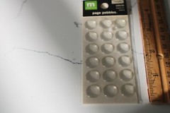 Making Memories Details Circle Medium Blank Page Pebbles Scrapbooking Crafts