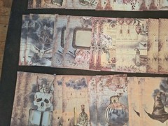 100 PC Ephemera Paper Packs Mystical Magical Notes New