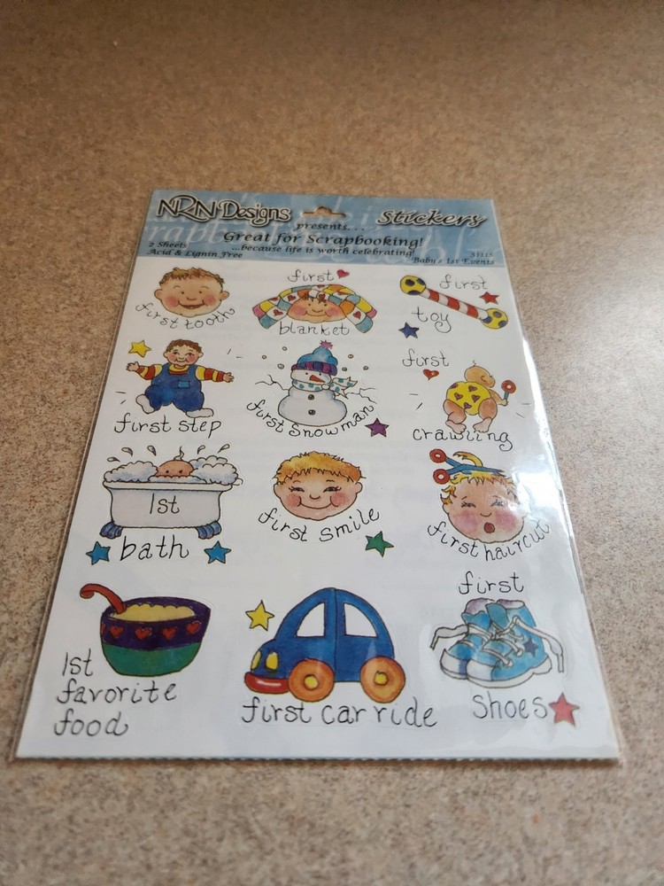 NRN Designs~Baby’s 1st Events~Sticker Package