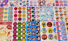 544 STICKER Lot Mxd Sandylion Hallmark Crafters Corner American Greetings