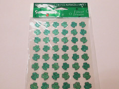 Stickety Doo-Da ~Shamrocks Smiley~ 1 Sheet American Greetings Sealed Pack