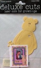 BEAR Laser Die-Cuts(1pc)Deluxe Cuts•Teddybear•Stuffed Animal•Toys•Children•Kid🐻