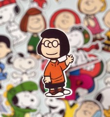 20pcs Snoopy & Friends Stickers Cute Cartoon Vinyl Decals for Laptop Waterproof
