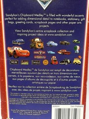 Disney Pixar Cars Chipboard Medley Sandylion Scrapbook Accents 18 Pc NIP