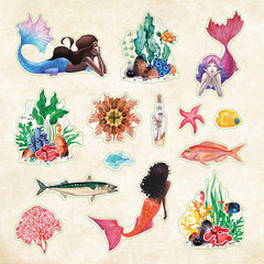 Poseidon’S Kingdom Sticker Book (Over 700 Stickers!) (Sticker Books)
