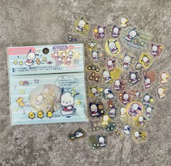 Sanrio Pochacco Dog Music Sticker Sack Pack Scrapbook Diary’s Kids Collect Htf
