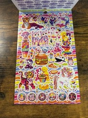 Lisa Frank Sticker Book 5 Sticker Sheets 600 Stickers Bendon New Booklet