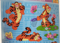 Sandylion Winnie the Pooh’s TIGGER Disney Stickers Sealed Pkg -2 Sheets- NIP