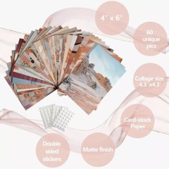 Decor Bundle 1000+ Ridiculously Cute Stickers & 40 Pcs Peach Wall Decor Cards
