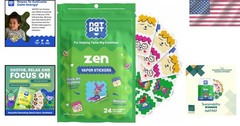 BuzzPatch Natural Mood Calming Stickers for Kids – 24 Safe Essential Oil Patches