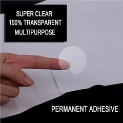 500 Pcs Roll Clear Stickers 1.5 Inch Package Seals Envelope Seals for Mailing…