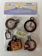 Travel Tag 3D Stickers Scrapbooking Card Making Miss Elizabeth’s
