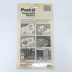 Vintage Post-It Removable Stickers Zoo Wild Animals 4 Sheets 1989 Gorilla Lion