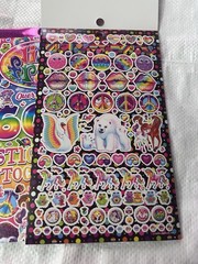 Lisa Frank Sticker Bundle Of 2 Books With 5 Sheets Each