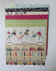 Webster’s Pages Trendsetter Collection 12×12 Papers & Large Embellishment Lot