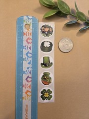 20 St Patrick’s Day Stickers/Leprechaun Stickers/4 Leaf Clover Stickers