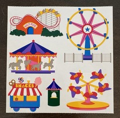 Vintage Mrs. Grossman’s Stickers 6 x 6-Travel 3 sheets