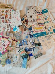 Baby Child Scrapbook Stickers Lot Various Brands