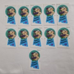 Vintage Terrific Reader Super Bears Award Ribbon Sticker Lot Teacher Home School