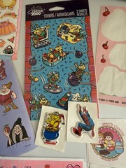 VTG 80s/90s/Y2K New & Partial Sticker Lot Puffy Scratch N Sniff Cabbage Patch