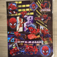 Marvel Ultimate Spider-Man Sticker Sheet Hot Stamp 8×10 Inch