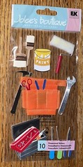 RARE Jolees Construction Hammer Painting Paint brush Screwdriver Wrench Handyman