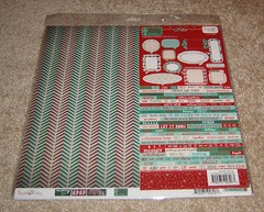 Hazel & Ruby 12×12 Scrapbook Paper(12 /Sticker Kit ~ Very Merry Collection