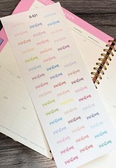 Day-off,Vacation,Travel, Holiday,Handmake Erin Condren Planner Sticker