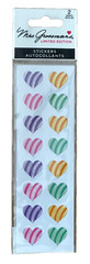 Ltd. Edition and Rare Mrs Grossman’s CANDY STRIPE HEARTS ~ 2 Sheets! ~ NIP!