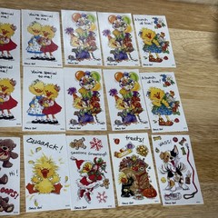 vintage suzy’s zoo stickers 3 Sealed Packs – 15 Full Sheets 10 Partial 21 Mini