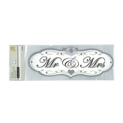 RECOLLECTIONS Themed Dimensional Sticker – MR. & MRS. TITLE