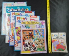 Memory Kit Scrapbook Kit Birthday School Holiday Baby Die-Cuts Lot x6