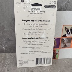 Lot Vintage Hallmark AGC Stickers Sticker Sheets Halloween Ghost Dogs Bat Witch