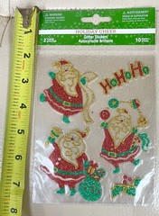 Lot Of Christmas Holiday Stickers & Embellishments Some 3D~ 7pks~Jolee’s & More