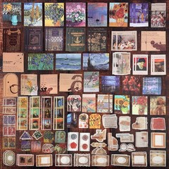 200pcs Vintage Junk Journal Supplies,Scrapbook Supplies Scrapbooking Paper an…