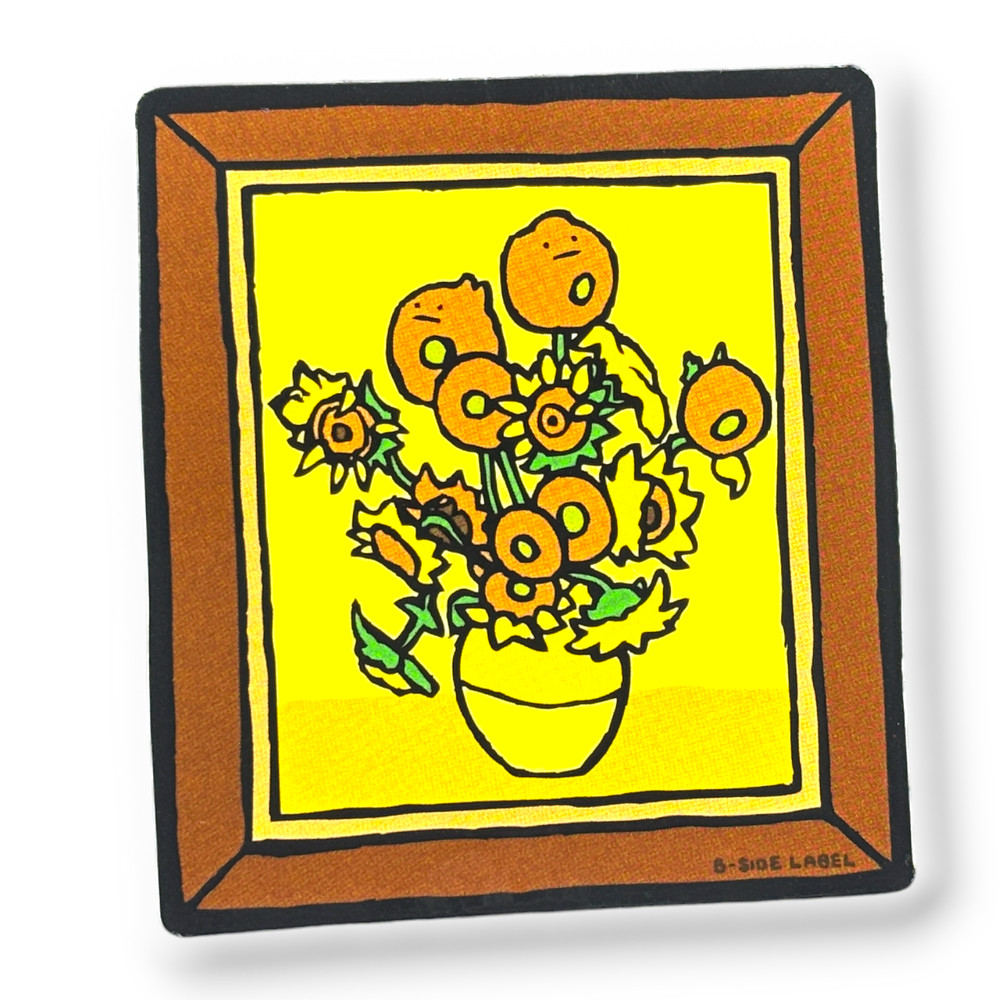 Sunflowers Portrait ✦ B-Side Label Sticker ✦ Japan